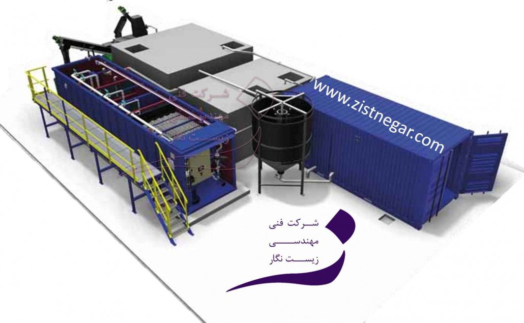پکیج تصفیه فاضلاب صنعتی