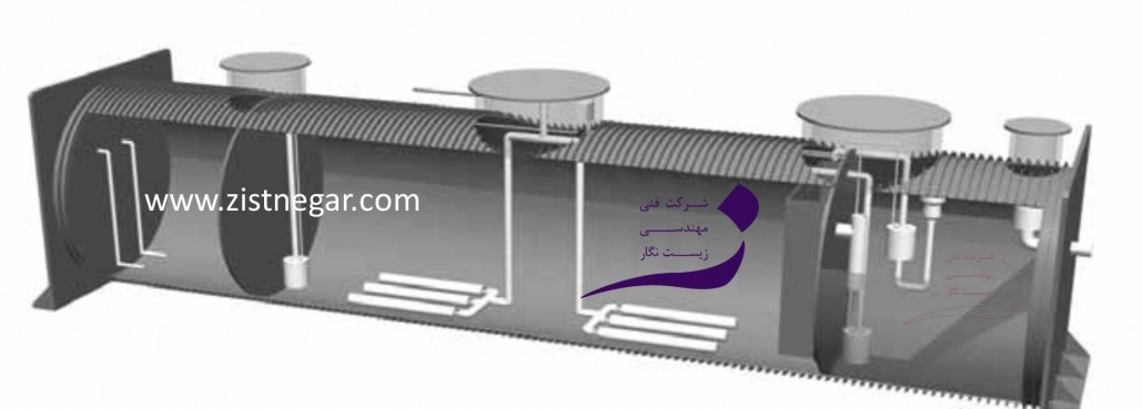 پکیج تصفیه فاضلاب پلی اتیلن