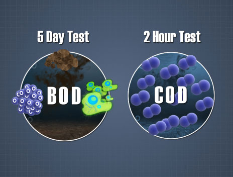 BOD و COD فاضلاب شهری